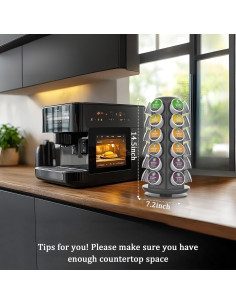 Soporte para K Cup CSH, Organizador 36 Cápsulas, Carrousel 360 2