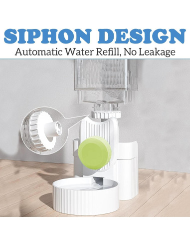 Alimentador Automático de Conejos Kathson 1.04L Verde