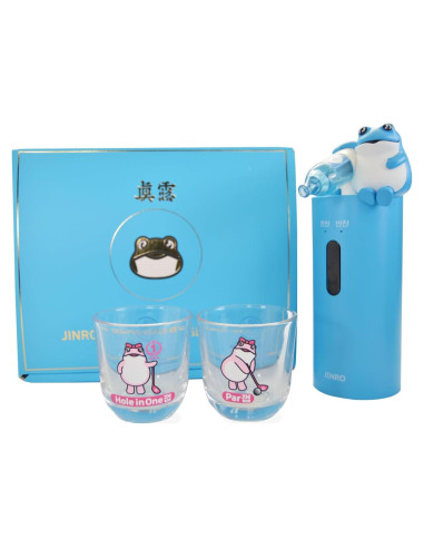 Dispensador Automático de Soju Jinro con 2 Copas - Licencia Oficial