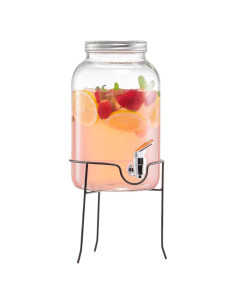 Dispensador de Bebidas de Vidrio Style Setter 3.78L con Grifo