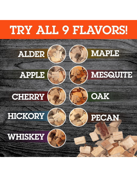 Chips de Madera para Ahumar Camerons 4.54 kg Manzana