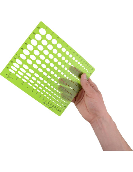 Plantilla de Elipse Pequeña Westcott T-807 - 20.6g Plantilla de Elipse Pequeña Westcott T-807 - 20.6g