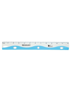 Regla de Olas Soft Touch Westcott 30.48 cm Colores Variados