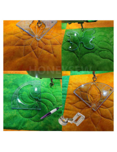 Plantillas de Acolchado HONEYSEW - 4 Diseños para Costura