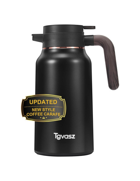 Jarra Térmica 2.1L Tgvasz Negra - Aislada 36h Caliente