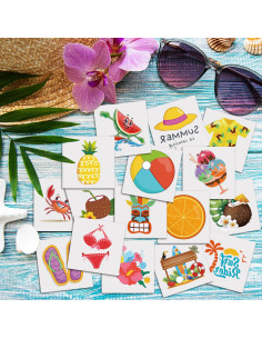 Tatuajes Temporales de Playa Verano JCFIRE - 102 Piezas 2