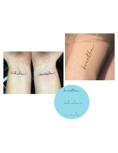 Tatuajes Temporales Semipermanentes 5X2Y - Impermeables 11x10 cm