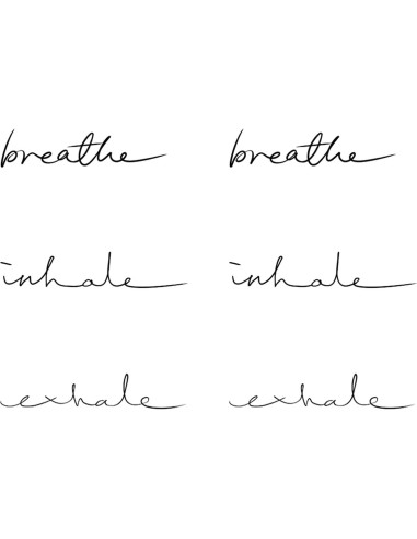 Tatuajes Temporales Semipermanentes 5X2Y - Impermeables 11x10 cm