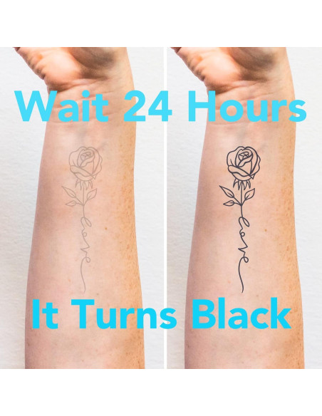Tatuajes Temporales Semipermanentes 5X2Y - Impermeables 11x10 cm