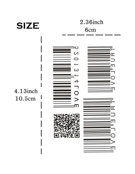 Tatuajes Temporales Impermeables Yesallwas - 6 Hojas 6x10.5 cm