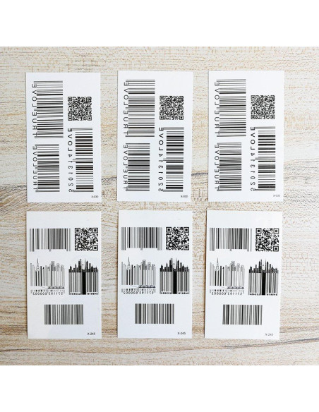 Tatuajes Temporales Impermeables Yesallwas - 6 Hojas 6x10.5 cm