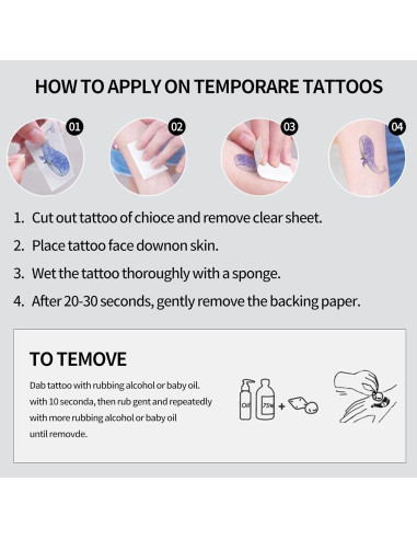 120 Tatuajes Temporales Brillantes TATUWST para Niños - Fiesta de Verano