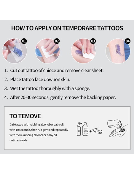 120 Tatuajes Temporales Brillantes TATUWST para Niños - Fiesta de Verano