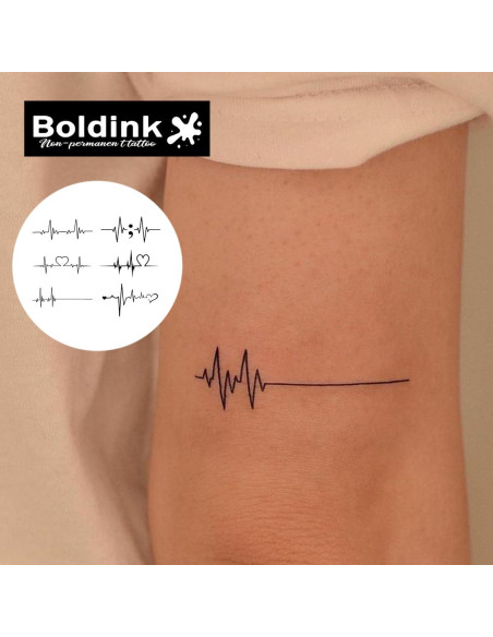 Tatuajes Semipermanentes Boldink Electrocardiograma 7-14 Días