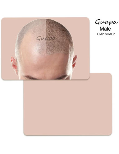 Piel de Práctica de Micropigmentación SMP - 3 Piezas para Hombres