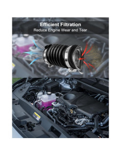 Manguera de Entrada de Limpiador de Aire QLZOZB para Toyota y Lexus 2