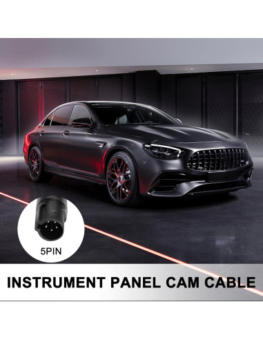 Cable de Cámara Trasera Meiryfa 5 Pines 10M para Dash Cam