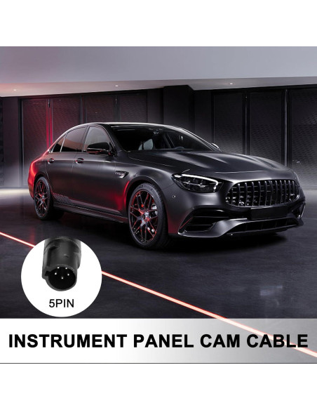 Cable de Cámara Trasera Meiryfa 5 Pines 10M para Dash Cam