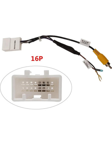 Adaptador de cámara de reversa 16 pines Hyundai Kia