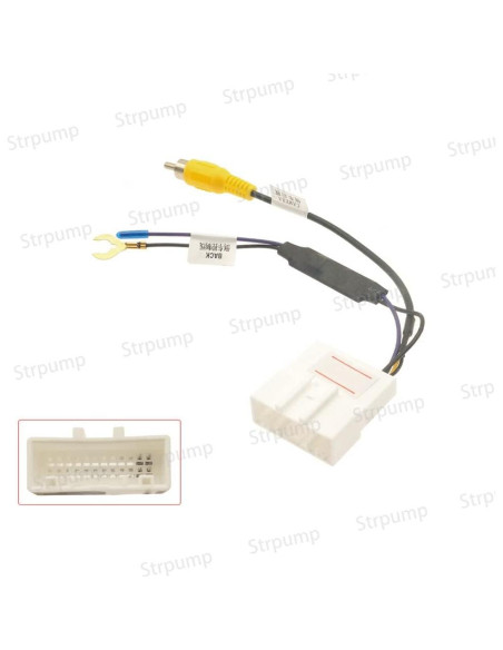 Adaptador de Conector de Cámara de Respaldo Toyota OEM 24 Pines