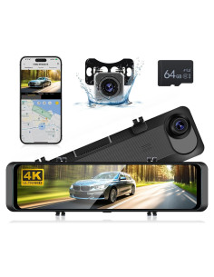 Cámara de tablero Hodozzy 4K con pantalla táctil 11.26"