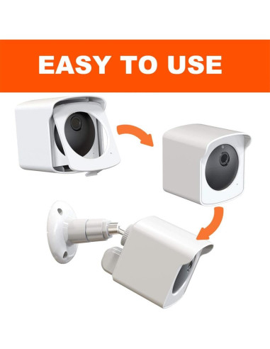 Soporte PEF para Wyze Cam Exterior Ajustable 360 Negro