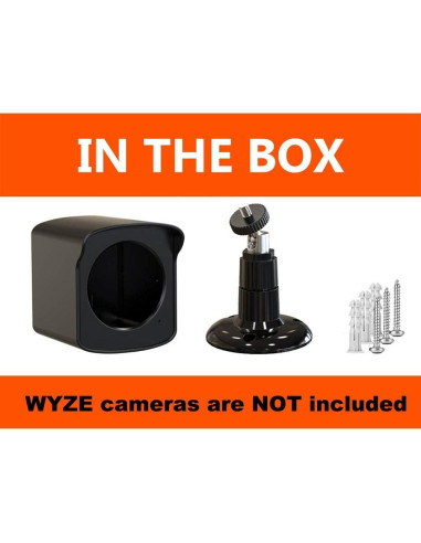 Soporte PEF para Wyze Cam Exterior Ajustable 360 Negro