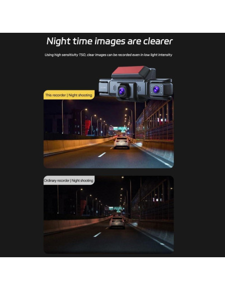 Cámara de Tablero Delantera y Trasera 1080P Yue Lin 360