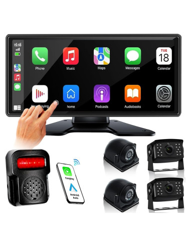 Sistema de Cámara de Respaldo LASTBUS L-10.36BSD 4 Cámaras 1080P