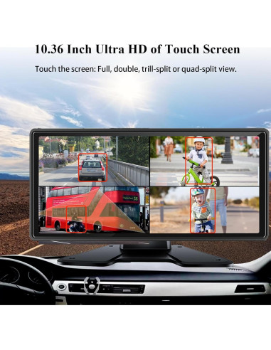 Sistema de Cámara de Respaldo LASTBUS L-10.36BSD 4 Cámaras 1080P