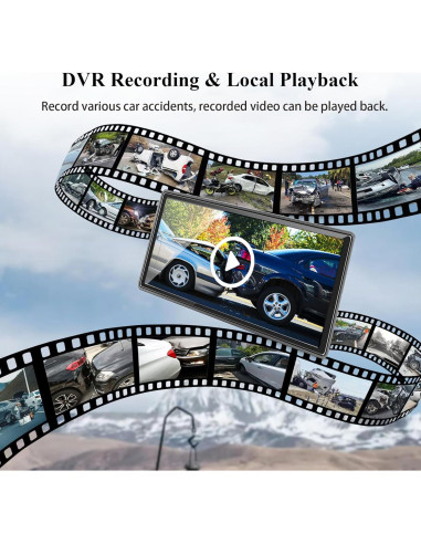 Sistema de Cámara de Respaldo LASTBUS L-10.36BSD 4 Cámaras 1080P