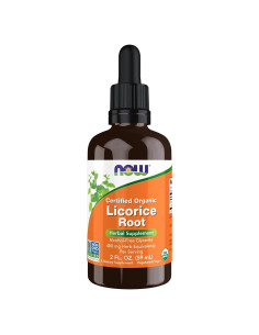 Suplemento Herbal Orgánico NOW Foods Raíz de Regaliz 60 ml