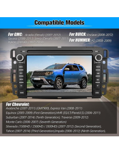 Estéreo de Coche AWESAFE para Chevrolet y GMC con Carplay 2