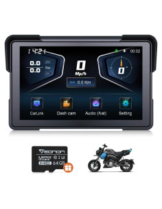 Pantalla GPS Eonon P6 para Motocicleta 7" CarPlay Android Auto