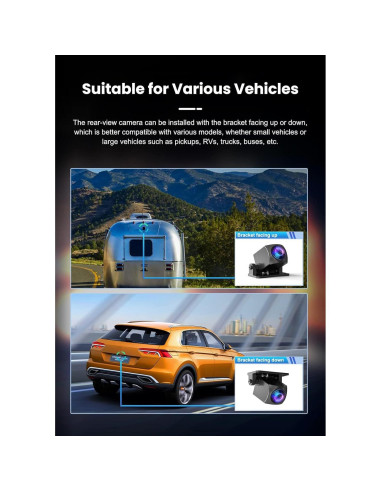 Cámara Dash JOMISE 4K Delantera y Trasera con GPS y WiFi