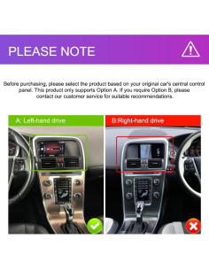 Estéreo de Coche Android 13 VECHTEL 9" para Volvo XC60 2008-2013 2