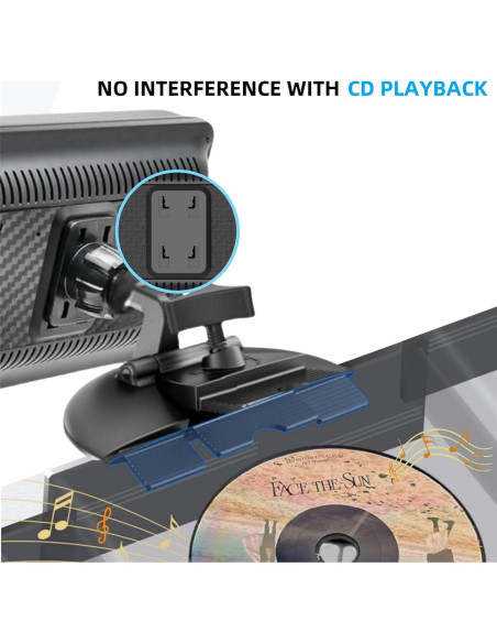 Adaptador de Soporte de Bola 17 mm EPRONIC para Pantallas GPS