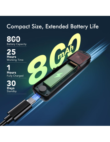 Detector de Cámara Oculta Abyliee P18-8G-V3 Portátil Negro