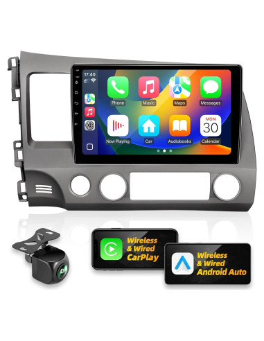 Estéreo de Coche Android 10" CROWNYU para Honda Civic 2006-2011