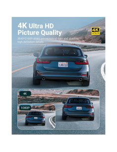 Cámara de tablero Sarmert M572 4K/1080P Dual con WiFi 2