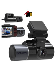 Cámara de tablero 4K AIPLUGER 3 canales GPS visión nocturna