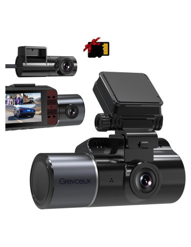 Cámara de tablero 4K AIPLUGER 3 canales GPS visión nocturna