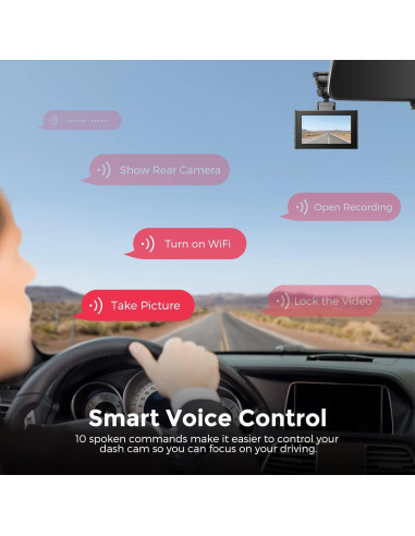 Cámara de tablero LINGDU LD02 Lite 4K GPS WiFi 64GB