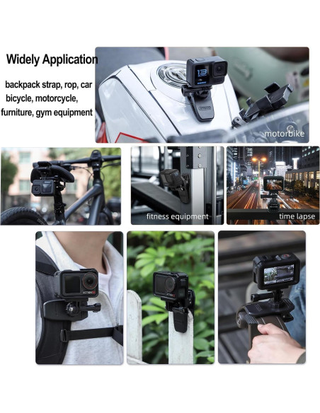 Soporte Magnético para Cámara FlySimple - Clip Ajustable 360