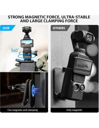 Soporte Clip de Mochila STARTRC para DJI Pocket 3 - Rotación 360