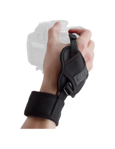 Correa de Muñeca USA Gear DualGRIP Neopreno Negro para Cámaras