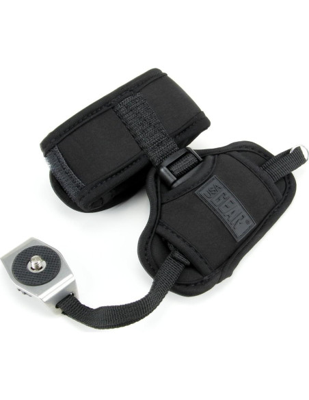 Correa de Muñeca USA Gear DualGRIP Neopreno Negro para Cámaras