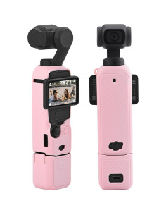 Funda Protectora de Silicona Buziba para DJI Osmo Pocket 3 Rosa 2