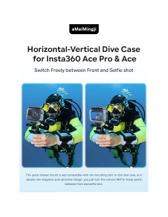 Funda de Buceo Impermeable Insta360 Ace Pro 60M - aMaiMingji 2