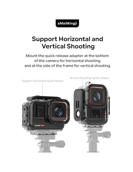 Funda de Buceo Impermeable Insta360 Ace Pro 60M - aMaiMingji